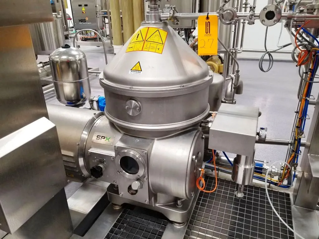 (3) SPX Seital SE 161 EIX-Q3P2 hermetic juice clarifier skids, 304SS.