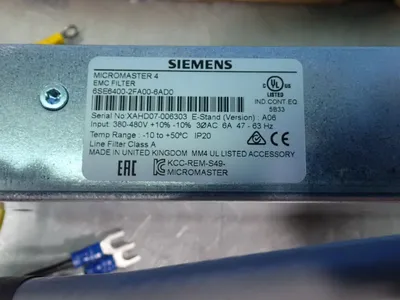 Used SIEMENS 6SE64002FA006AD0 Industrial Controls Ohio US | HGR 24 #907459