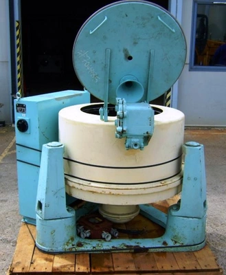 Sangerhausen FZPO 850C perforate basket centrifuge, 316SS.