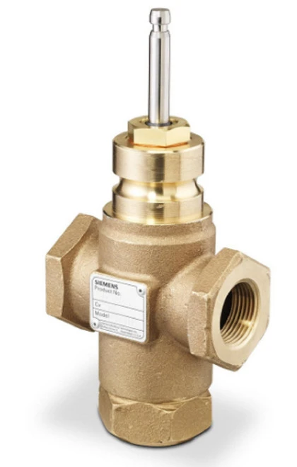 Siemens 599-03201 3-Way 1/2" Flowrite Valve, Cv 4.0, Bronze Trim, F x F Connect [New]