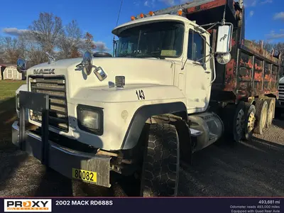 Used 2002 MACK RD688S Dump trucks Ohio US | Proxy Equipment #1380926
