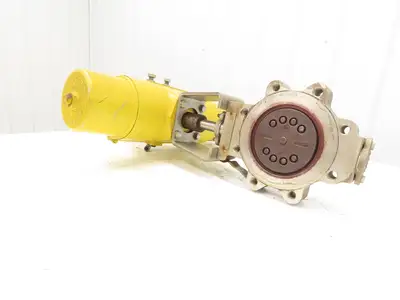 Tricentric 6" Butterfly Valve Hytork 1125 Actuator w/Accutrak Positioner