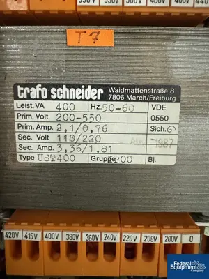 USED Glatt Glatt GPCG 1 Fluid Bed Dryer, S/S