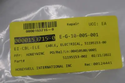 HONEYWELL 51195153-002 / 51195153002 STOCK G507A