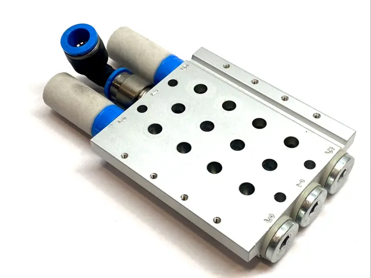 Used FESTO MANIFOLD RAIL PNEUMATIC VALVE BASE 566620 Valves/Fittings | Maverick Industrial Sales #1103761
