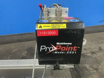 Used MATTHEWS PRO POINT 2331 Marking Machines Ohio US | HGR 24 #1478398