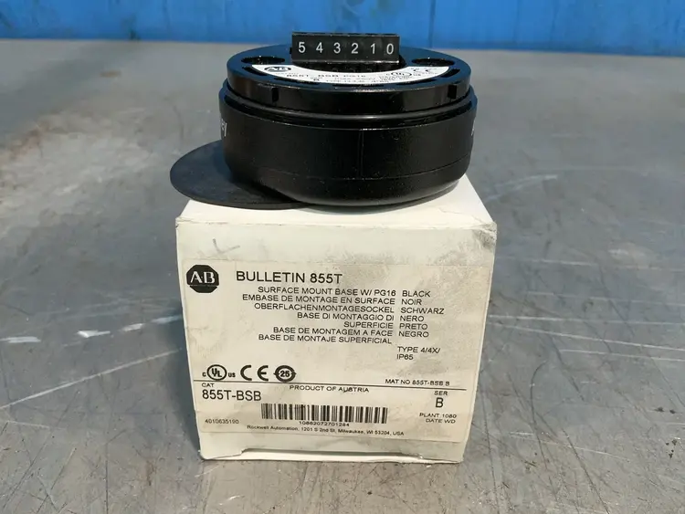 Used ALLENBRADLEY 855TBSB Electrical Controls Ohio US | HGR 24 #1545344