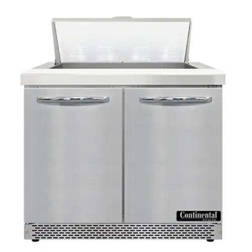 Continental SW36N8-FB 36" Sandwich/salad Prep Table W/ Refrigerated Base, 115v