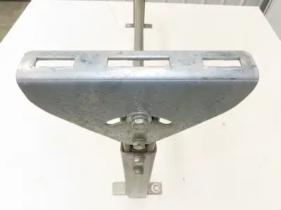 Automotion 30"W Conveyor Leg Stationary Floor Support 16" to 24"H Galvanized