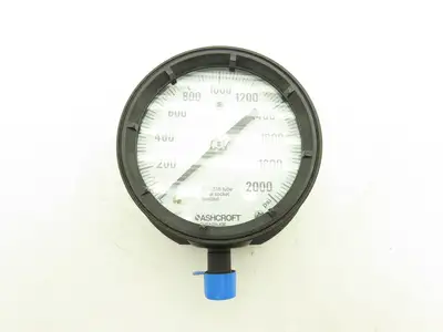 Ashcroft 451379RS Duragauge Pressure Gauge 4.5" Dial 1/2" NPT 2000PSI