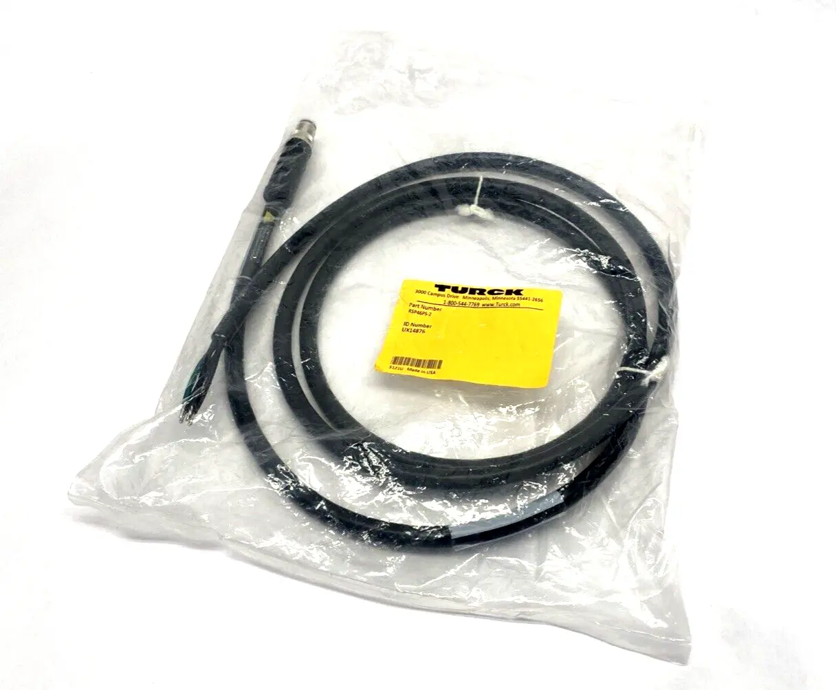New | in-Stock Turck RSP46PS-2, UX14876 Connector Accessories Michigan US | Maverick Industrial Sales #1456602