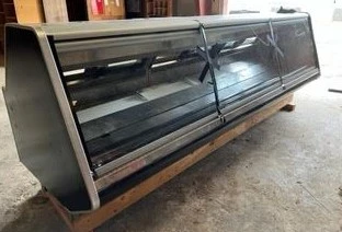 12-0034 HillPhoenix 20’ SMGT Remote Full-Service Meat & Fish Display Cooler Case