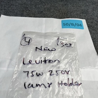 New | in-Stock Leviton 75W 250V Tube Sockets California US | Davliegogo LLC #1706041