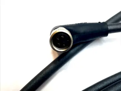 USED BALLUFF M8×1 ANGLED 4-PIN A-CODED 3 M PUR CABLE CORDSET
