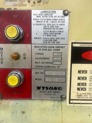 WYSONG 90-6 Press Brakes | Michael Fine Machinery Co., Inc. (9)