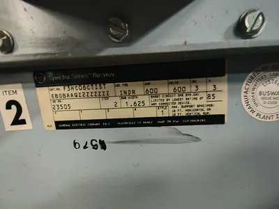 GENERAL ELECTRIC EAGBAAQZ2ZZZZZZ Busway | ESS Industrial Equipment Sales (5)