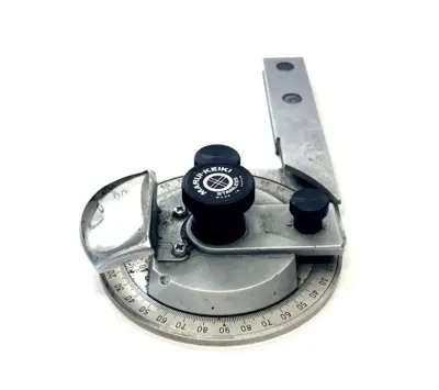 BP-301, 45 3500 300 | Mauri-Keiki BP-301 Precise Universal Bevel Protractor, MISSING BLADES, CHIPPED - Used
