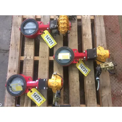 Used 5" Bray Automated Butterfly Valves (Lot of 3)