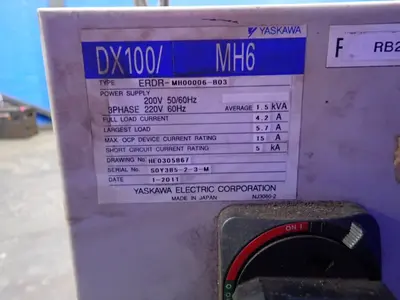 USED 2011 YASKAWA MOTOMAN MOTOMANMH6