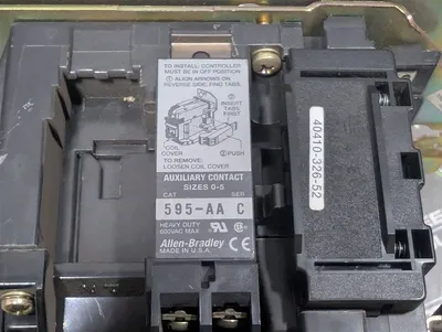 Allen Bradley 505-B0D Reversing Starter Assembly Ser.C 10 HP @ 575 VAC 3Ph Used