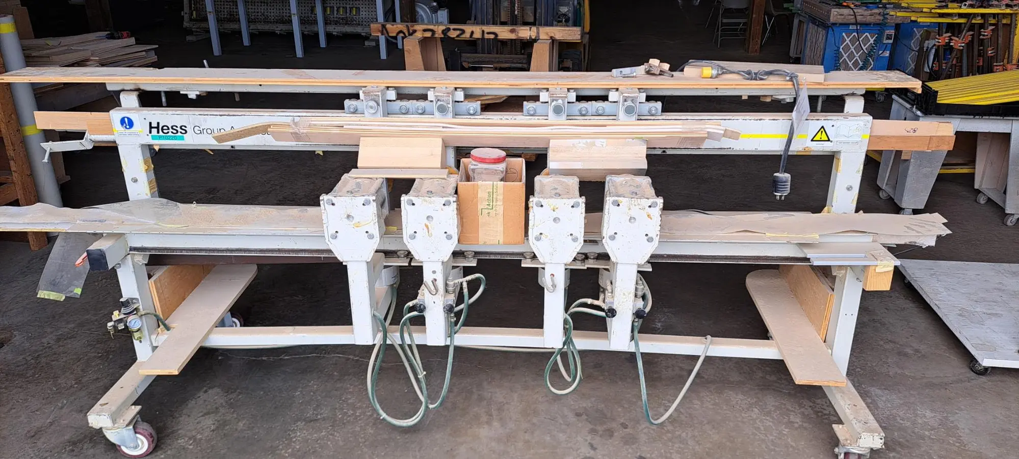 Used _UNKNOWN_ HESS FILLER CLAMP Woodworking Assembly Clamps Pennsylvania US | AW Machinery, LLC. #1553996