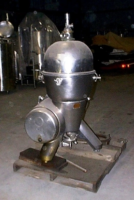 (2) De Laval 525 warm milk separators, CS/SS bowl liner.