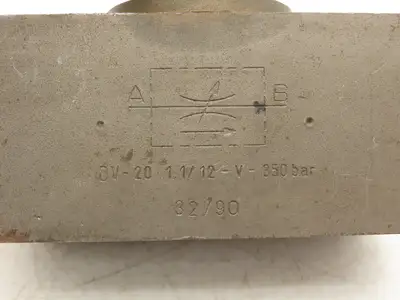 Hycon DRV-20-01.1/12 Hydraulic Flow Control Needle Valve 1-1/4 NPT 5000 PSI