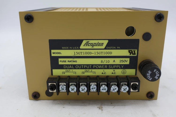 Used ACOPIAN 15GT100D-15GT100D Misc Electrical & Power Parts | BG Industrial Surplus #471338