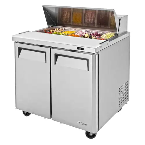 Turbo Air MST-36-N6 36" M3 Series Sandwich/Salad Prep Table w/ Refrigerated Base, 115v