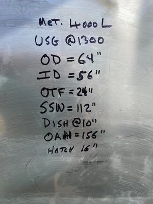 USED Able Engineering 1000 Gal