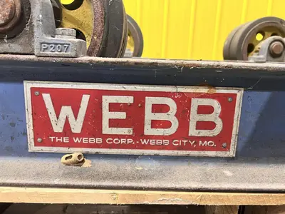 6,000 LBS WEBB MODEL #T6-PWR-IDL TANK TURNING ROLLS, POWER ROLL & IDLER: STOCK #21644