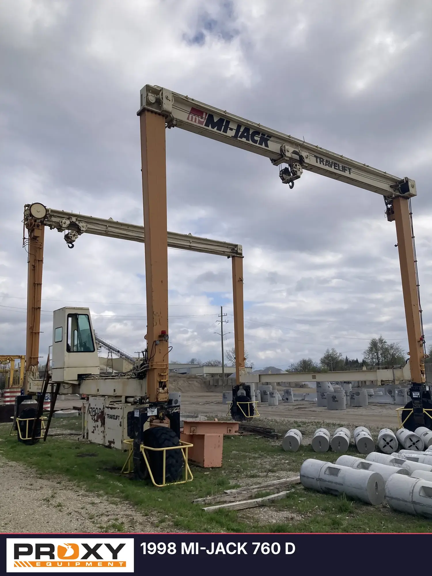 Used 1998 MI-JACK 760 D Cranes, Gantry, Bridge Type Michigan US | Proxy Equipment #1425992