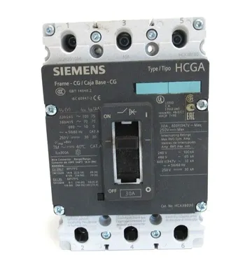 NEW SIEMENS HCX3B030 CIRCUIT BREAKER 30A TYPE HCGA