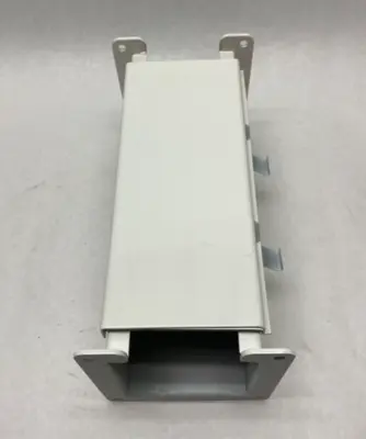 USED HOFFMAN NVENT LAY-IN HINGED COVER WIREWAY FITTING PAINTED WHITE