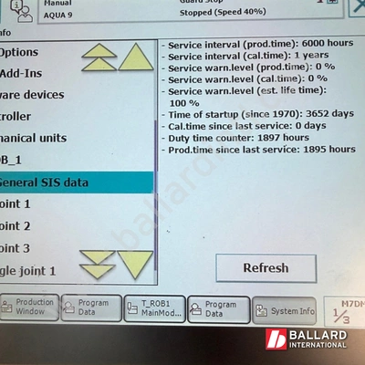 ABB IRB 4600-60/2.5 w/ IRC5 and MTD 500 Motor & Gear Unit Workstation