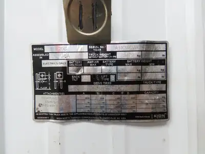 Linde 3903601819 Forklift Motor Controller Module 48VDC Removed From E20C