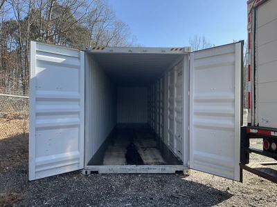 2025 High Cube 40’L x 8’W x 9’ 6”T Metal Shipping/Ground Container