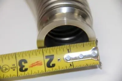 MKS Corrugated Flex Hose Bellows Stainless Steel 42", NW40 Lot of 2 (8241)W