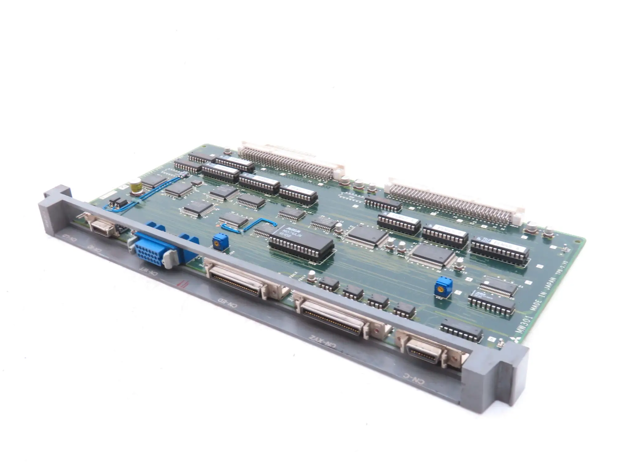Mitsubishi BN634A703G51 CNC Printed Circuit Slot Rack Card PCB MW301A