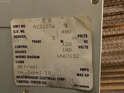 USED CUTLER HAMMER 2D78522