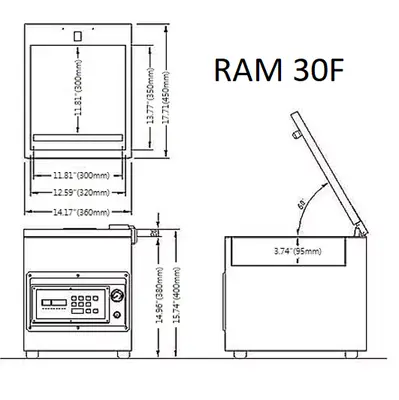 RAM Model 30F Table Top Single Chamber Vacuum Packaging Machine