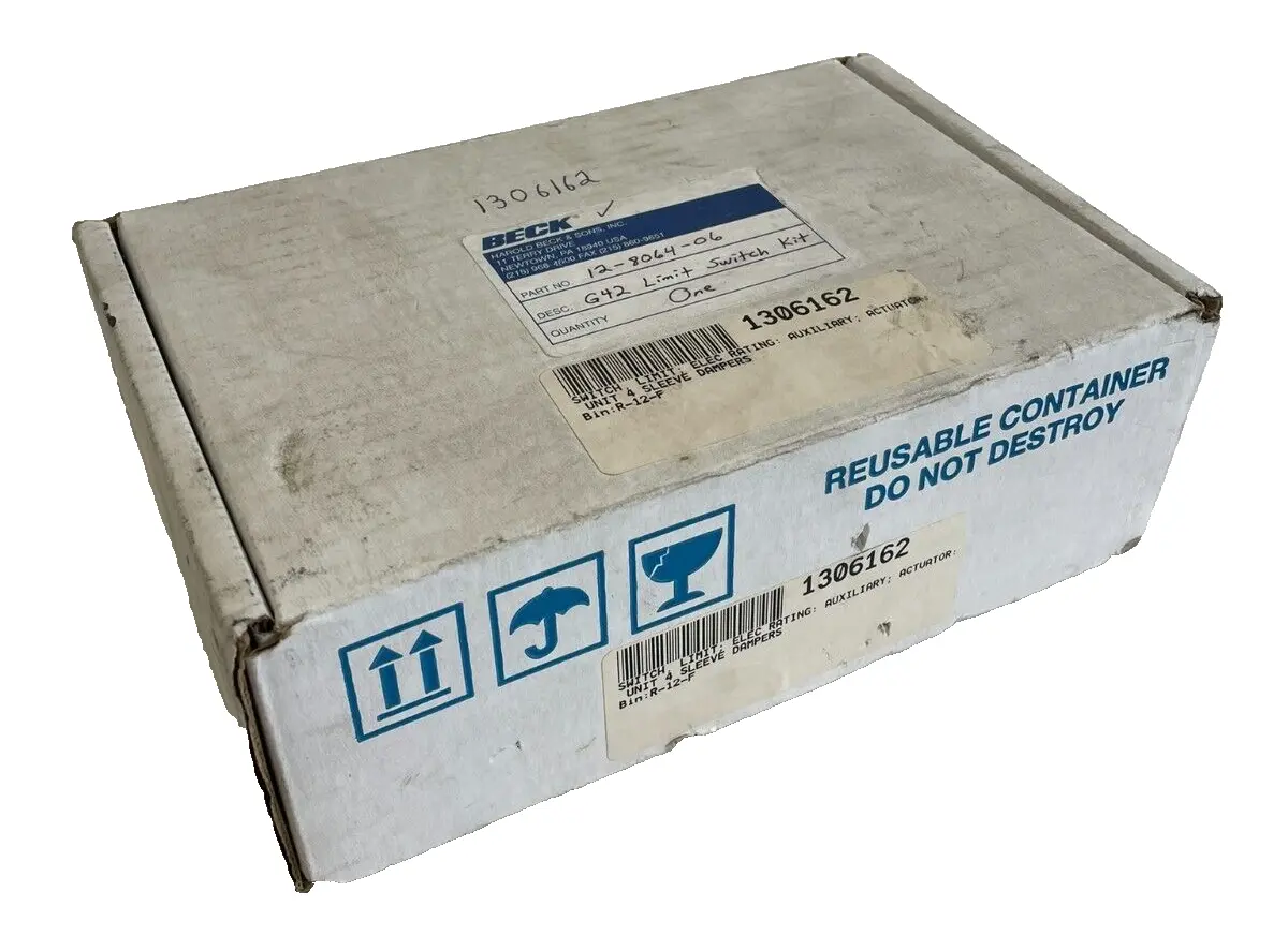 NEW BECK 12-8064-06G42 LIMIT SWITCH KIT 12806406