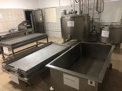 USED PRO-PAK SMALL DAIRY LINE - 2.000 L MILK PER HOUR