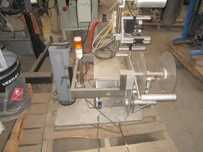 Labeler, GEI, Tamp Type, 4" X 4" Label #S734900