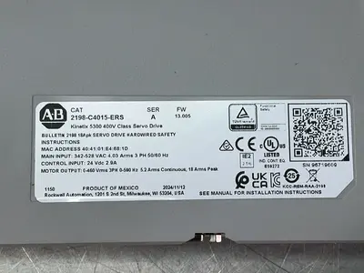 New | in-Stock ALLENBRADLEY 2198C4015ERS Servo Drives Ohio US | HGR 24 #1286713