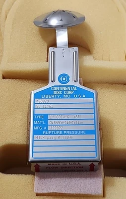NEW Continental Disc Corporation 322072