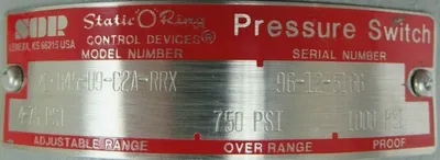 NEW SOR 4L-B45-U9-C2A-RRX PRESSURE SWITCH 4LB45U9C2ARRX