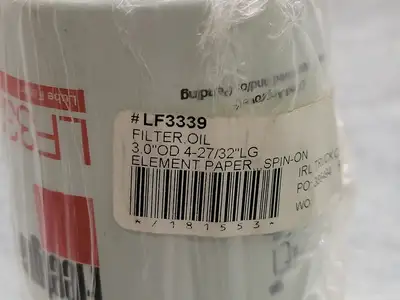 NEW FLEETGUARD LF3339