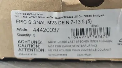 M23 D6 N7-1 Epic Signal Cable box w/3 (BIN433)