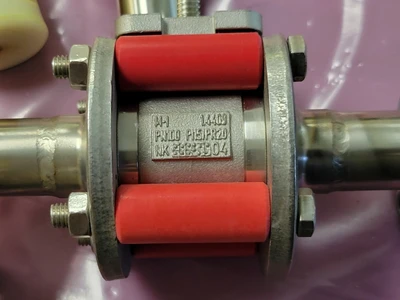 USED INOX-MECA 14409 M-1 PN100  2 WAY VALVE